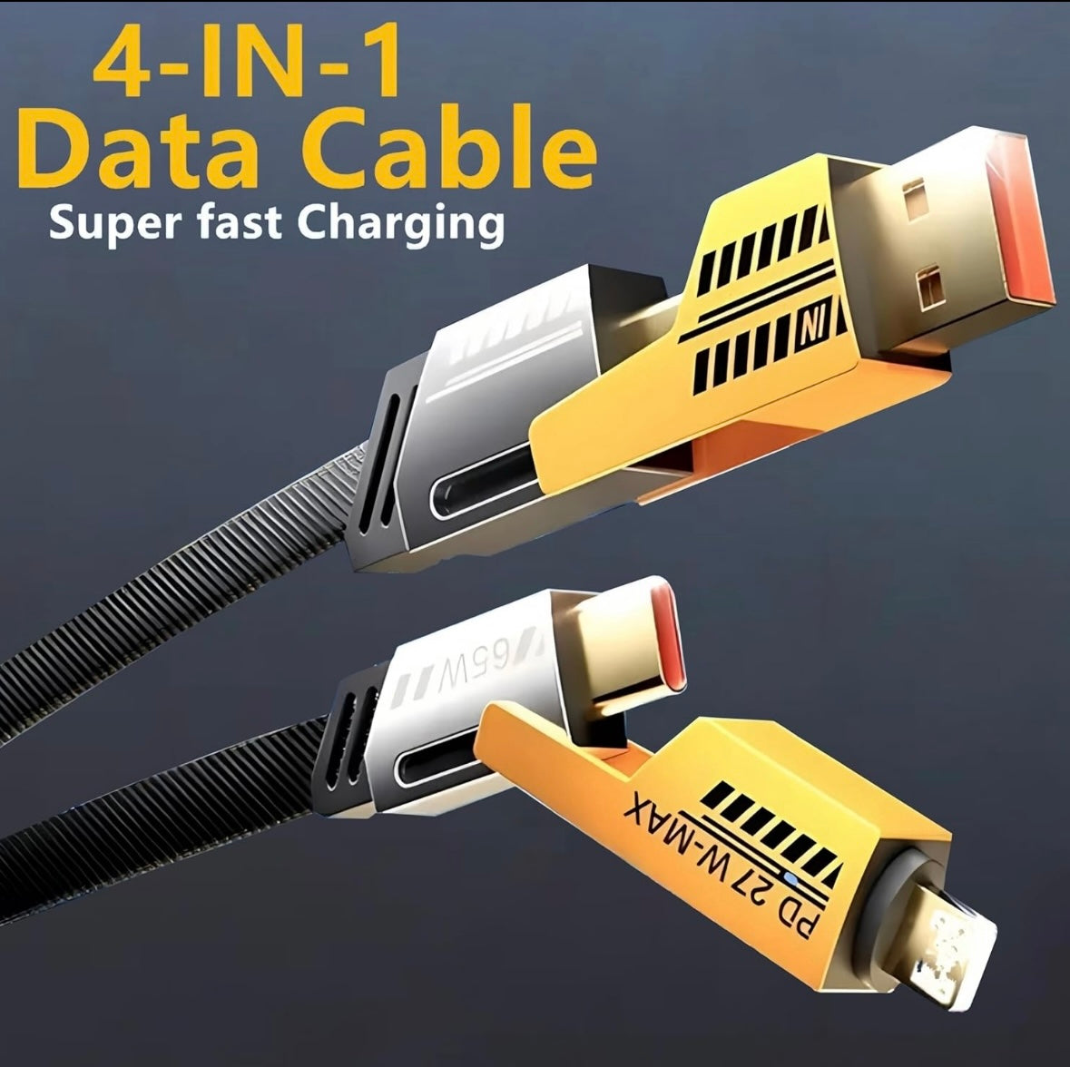 4 in 1 Multi Fast Charger Cable